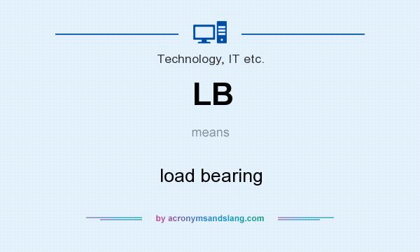 What does LB mean? It stands for load bearing
