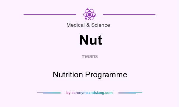 What does Nut mean? It stands for Nutrition Programme