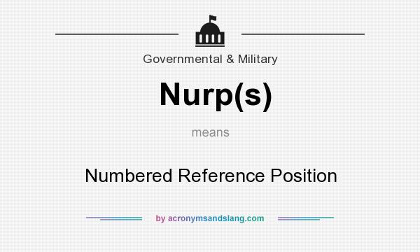 What does Nurp(s) mean? It stands for Numbered Reference Position