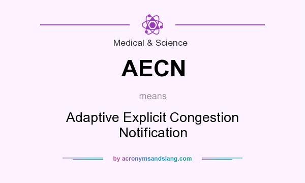 What does AECN mean? It stands for Adaptive Explicit Congestion Notification