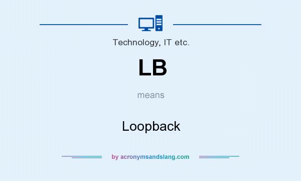 What does LB mean? It stands for Loopback