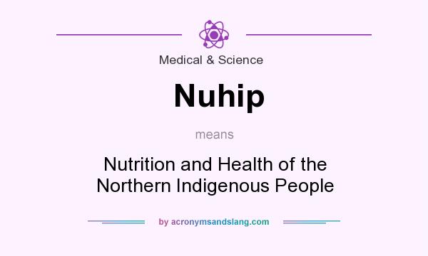 What does Nuhip mean? It stands for Nutrition and Health of the Northern Indigenous People