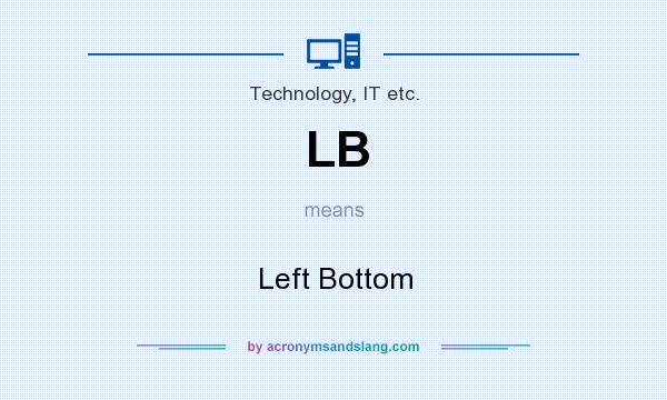 What does LB mean? It stands for Left Bottom