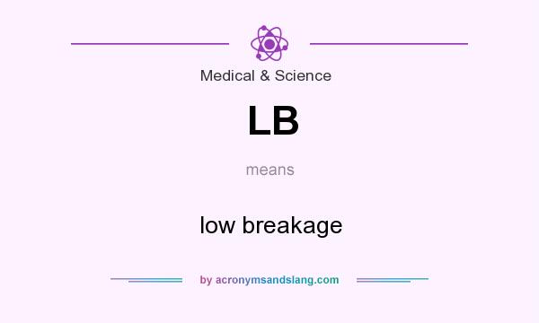 What does LB mean? It stands for low breakage