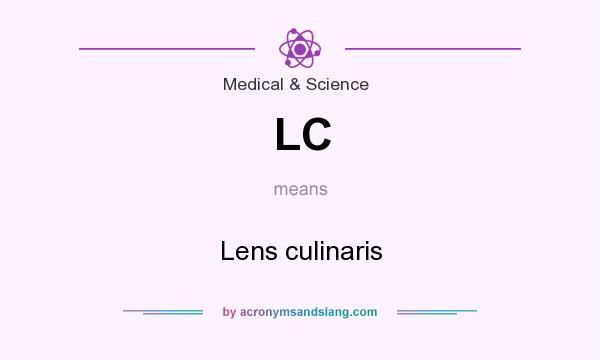 What does LC mean? It stands for Lens culinaris