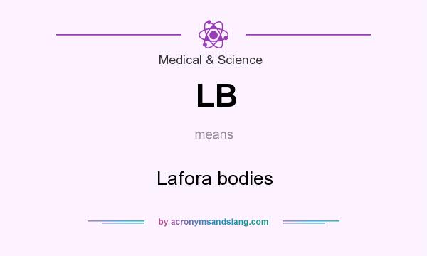 What does LB mean? It stands for Lafora bodies