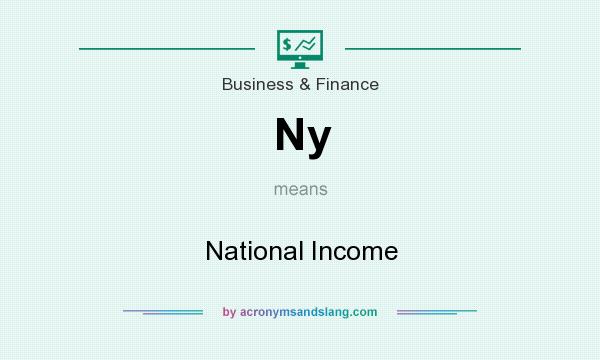 What does Ny mean? It stands for National Income