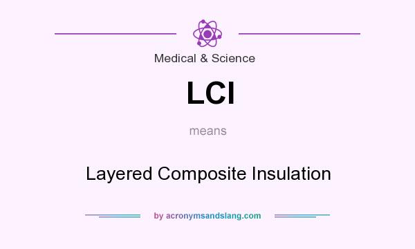 What does LCI mean? It stands for Layered Composite Insulation