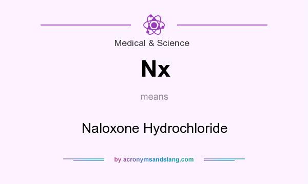What does Nx mean? It stands for Naloxone Hydrochloride