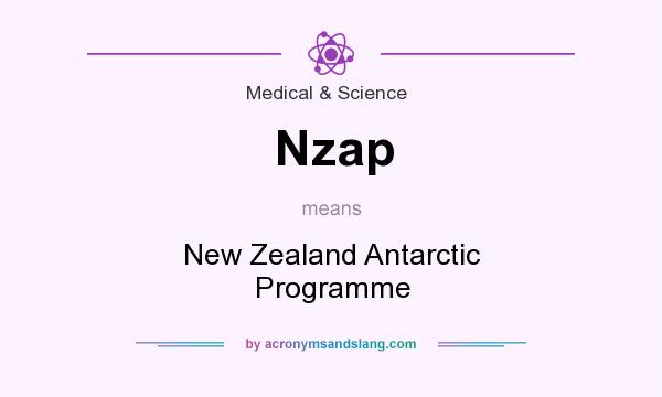 What does Nzap mean? It stands for New Zealand Antarctic Programme