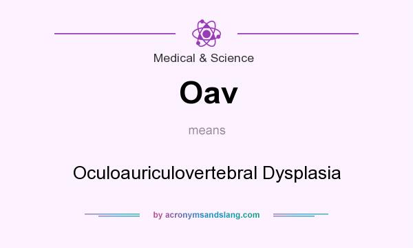 What does Oav mean? It stands for Oculoauriculovertebral Dysplasia