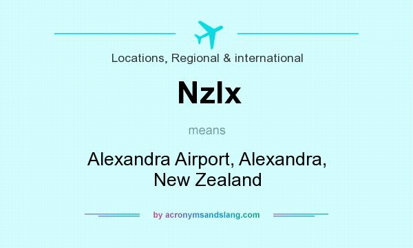What does Nzlx mean? It stands for Alexandra Airport, Alexandra, New Zealand
