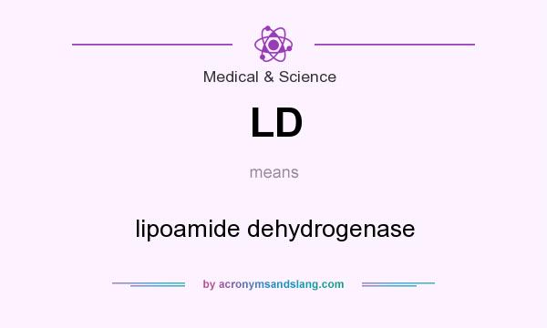What does LD mean? It stands for lipoamide dehydrogenase