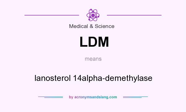 What does LDM mean? It stands for lanosterol 14alpha-demethylase
