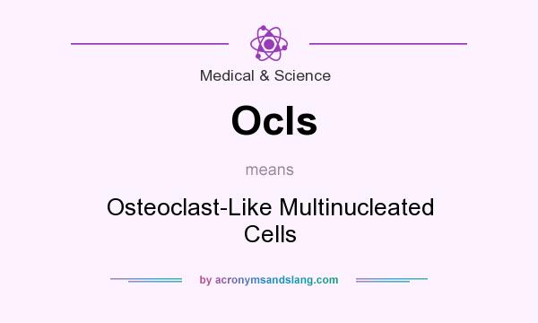 What does Ocls mean? It stands for Osteoclast-Like Multinucleated Cells