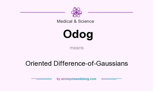 What does Odog mean? It stands for Oriented Difference-of-Gaussians