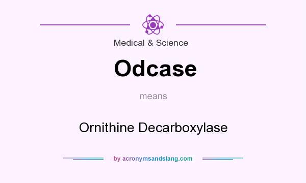 What does Odcase mean? It stands for Ornithine Decarboxylase