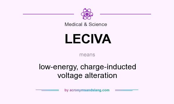 What does LECIVA mean? It stands for low-energy, charge-inducted voltage alteration