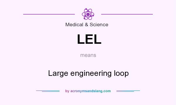 What does LEL mean? It stands for Large engineering loop