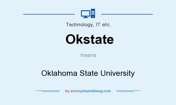 What does Okstate mean? It stands for Oklahoma State University