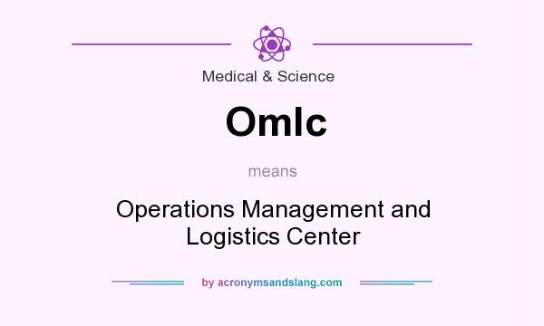 What does Omlc mean? It stands for Operations Management and Logistics Center