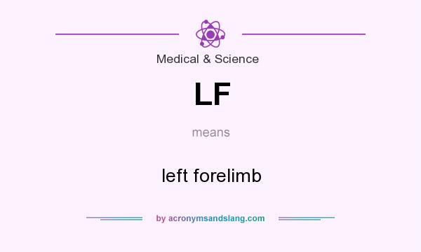 What does LF mean? It stands for left forelimb