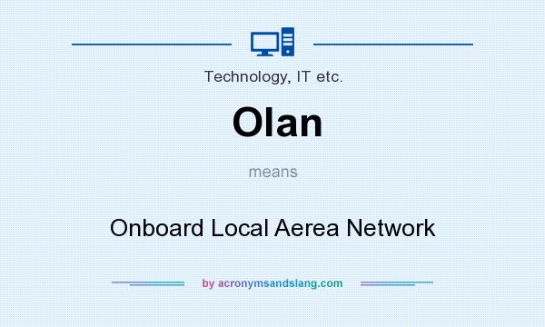 What does Olan mean? It stands for Onboard Local Aerea Network