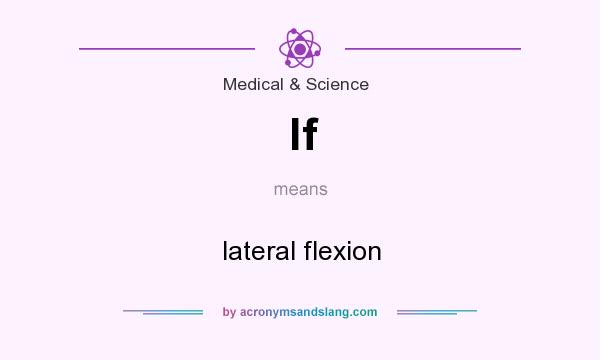 What does lf mean? It stands for lateral flexion