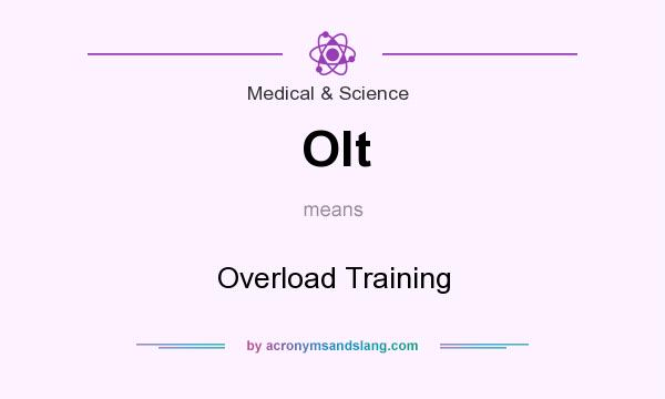 What does Olt mean? It stands for Overload Training