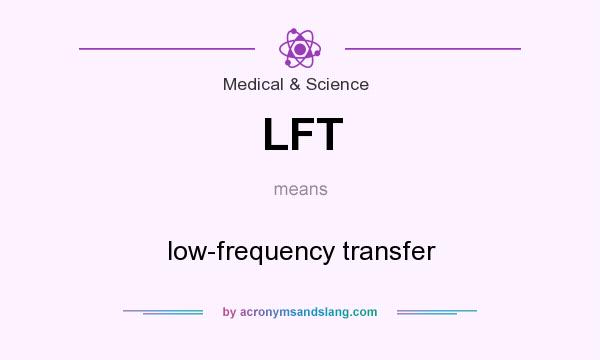 What does LFT mean? It stands for low-frequency transfer