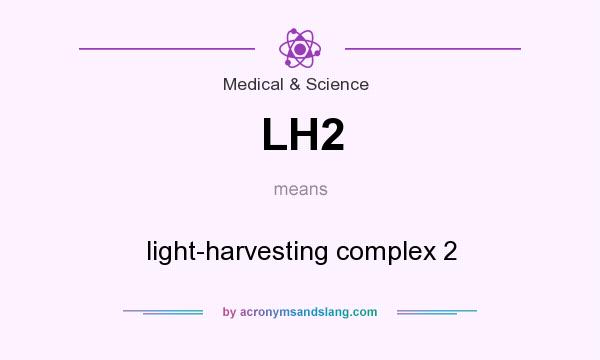 What does LH2 mean? It stands for light-harvesting complex 2
