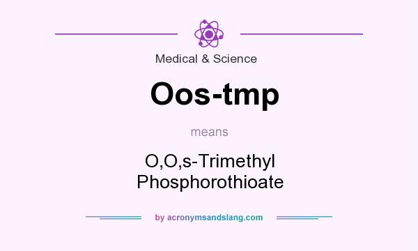 What does Oos-tmp mean? It stands for O,O,s-Trimethyl Phosphorothioate