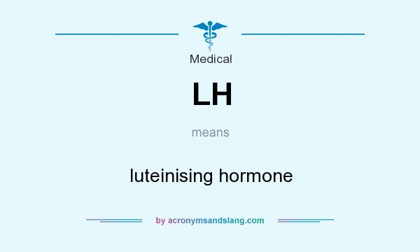 What does LH mean? It stands for luteinising hormone
