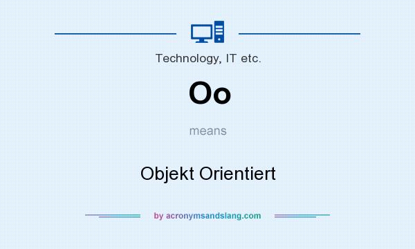 What does Oo mean? It stands for Objekt Orientiert