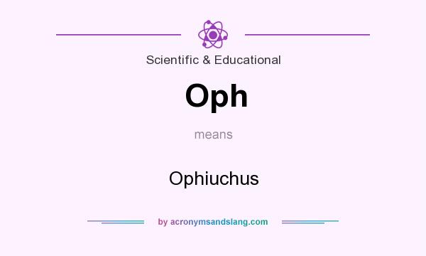 What does Oph mean? It stands for Ophiuchus