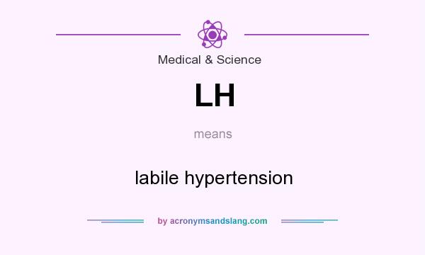 What does LH mean? It stands for labile hypertension