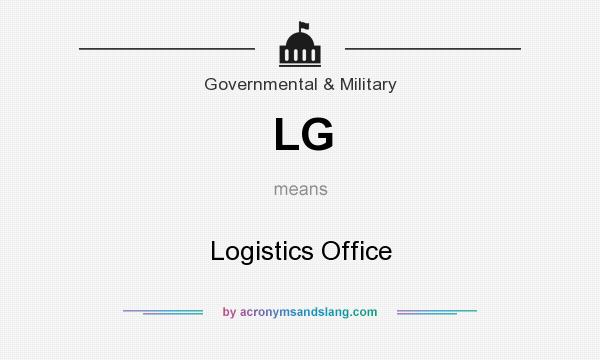 What does LG mean? It stands for Logistics Office