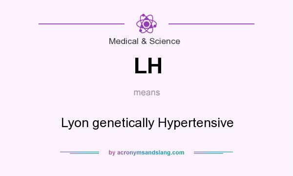 What does LH mean? It stands for Lyon genetically Hypertensive