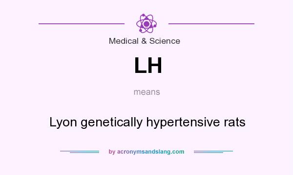 What does LH mean? It stands for Lyon genetically hypertensive rats