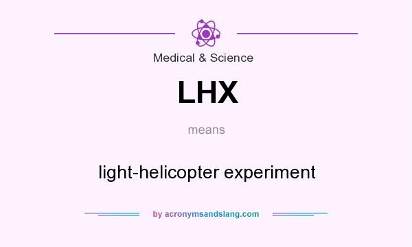 What does LHX mean? It stands for light-helicopter experiment