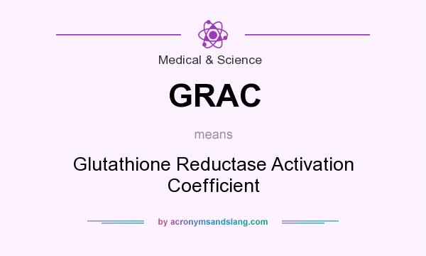 What does GRAC mean? It stands for Glutathione Reductase Activation Coefficient
