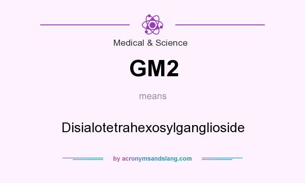 What does GM2 mean? It stands for Disialotetrahexosylganglioside