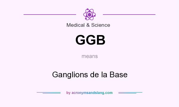 What does GGB mean? It stands for Ganglions de la Base