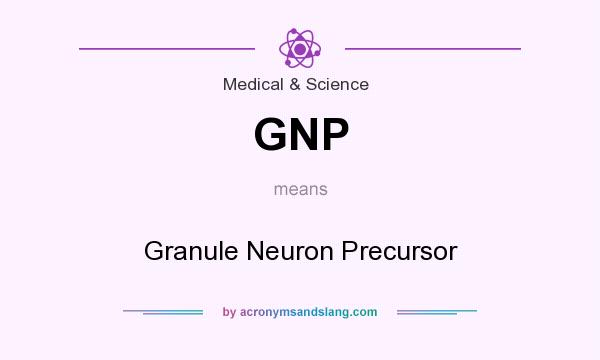 What does GNP mean? It stands for Granule Neuron Precursor