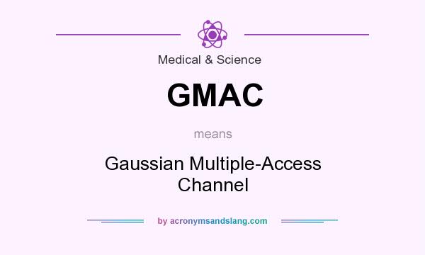 What does GMAC mean? It stands for Gaussian Multiple-Access Channel
