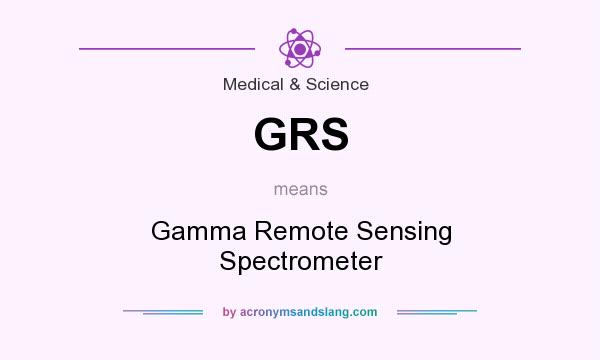 What does GRS mean? It stands for Gamma Remote Sensing Spectrometer
