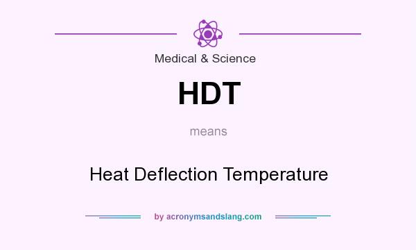 What does HDT mean? It stands for Heat Deflection Temperature