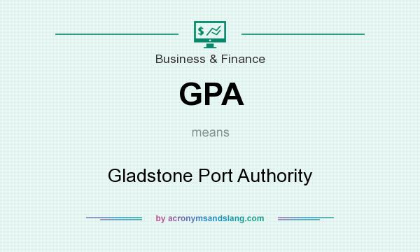 What does GPA mean? It stands for Gladstone Port Authority