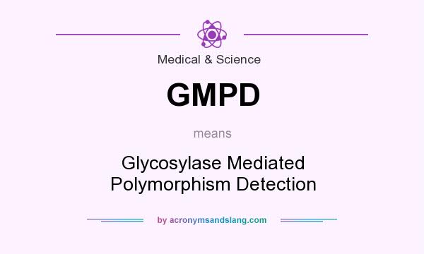 What does GMPD mean? It stands for Glycosylase Mediated Polymorphism Detection