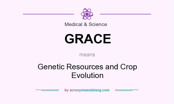 What does GRACE mean? It stands for Genetic Resources and Crop Evolution